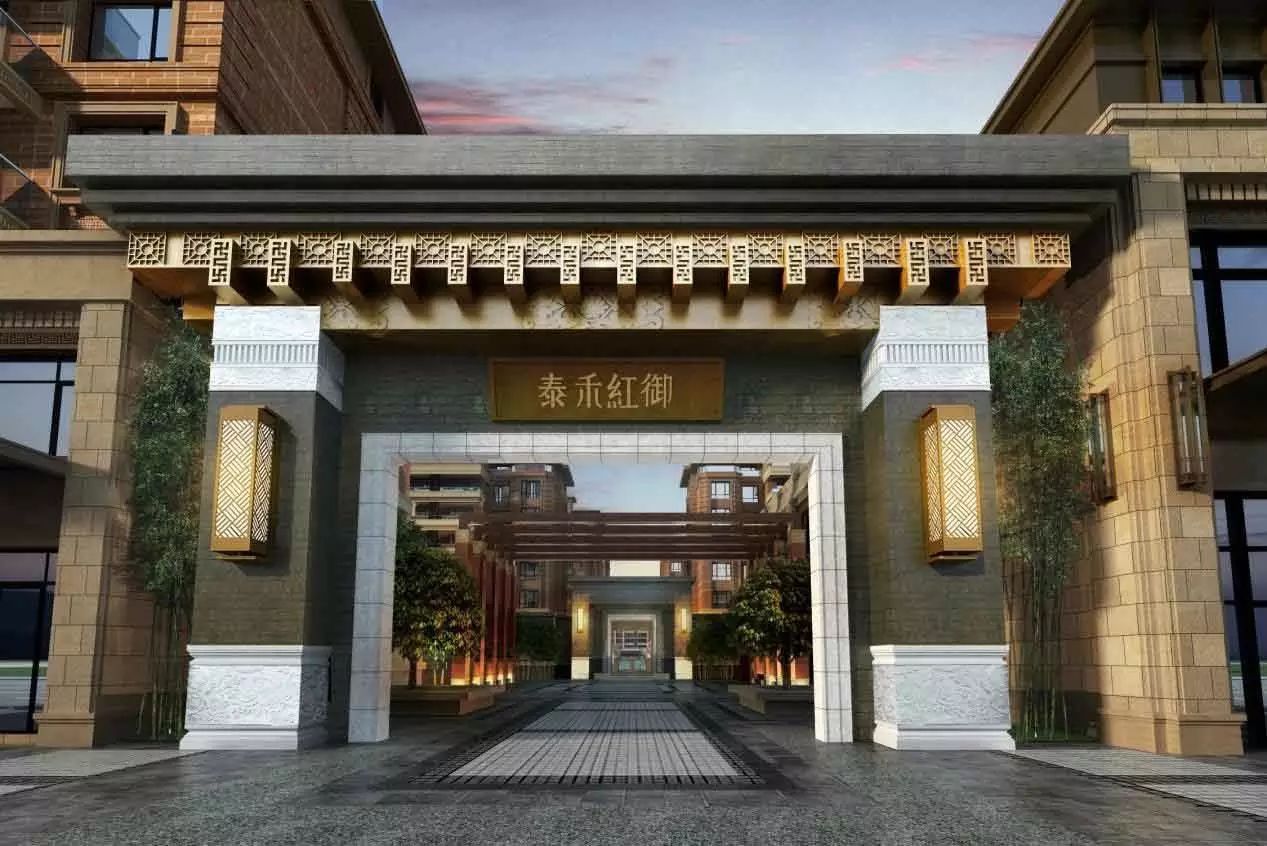 100個(gè)新中式入口，中國新中式建筑的精髓