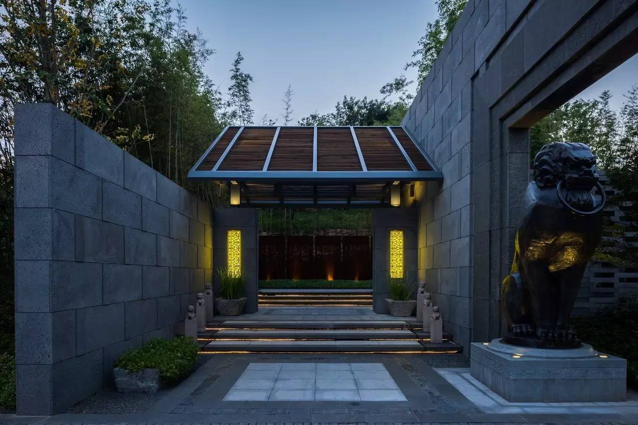 100個(gè)新中式入口，中國新中式建筑的精髓