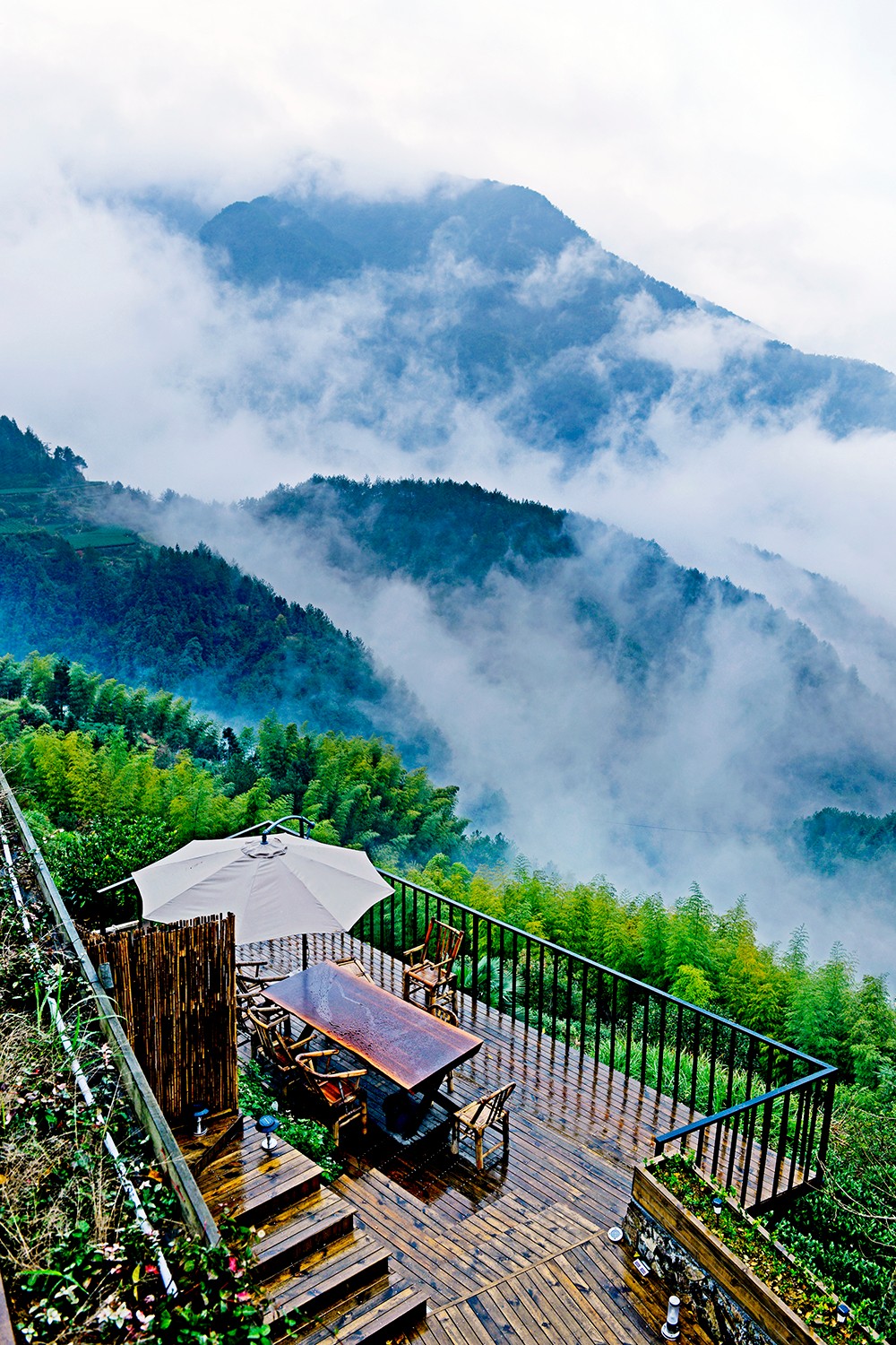 過云山居·長丘田，躺在浴缸里摘朵云