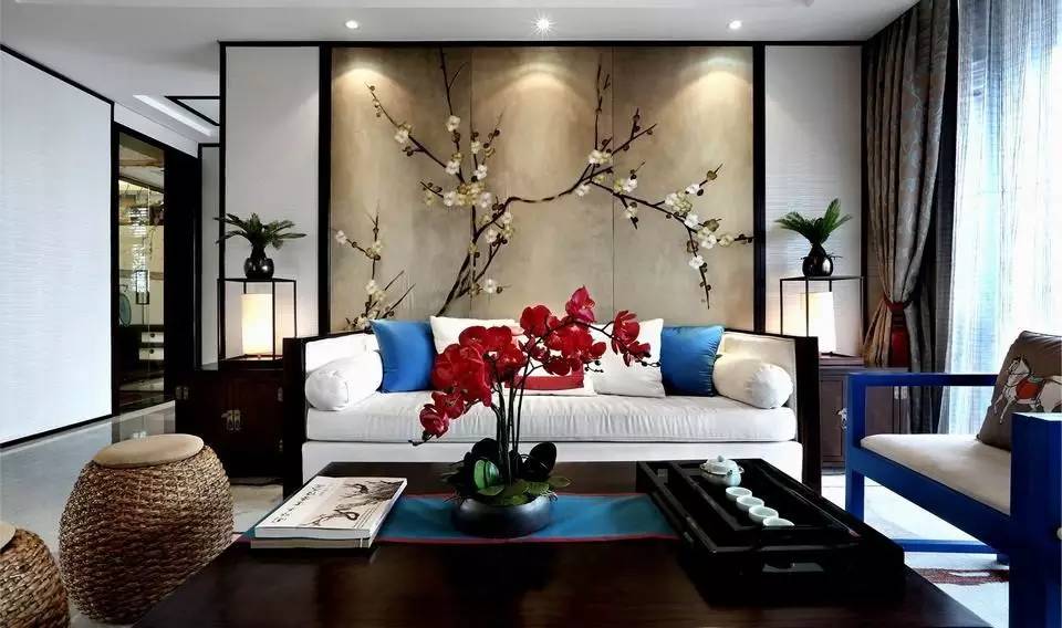 沙發(fā)墻裝修設(shè)計(jì)，最美不過新中式
