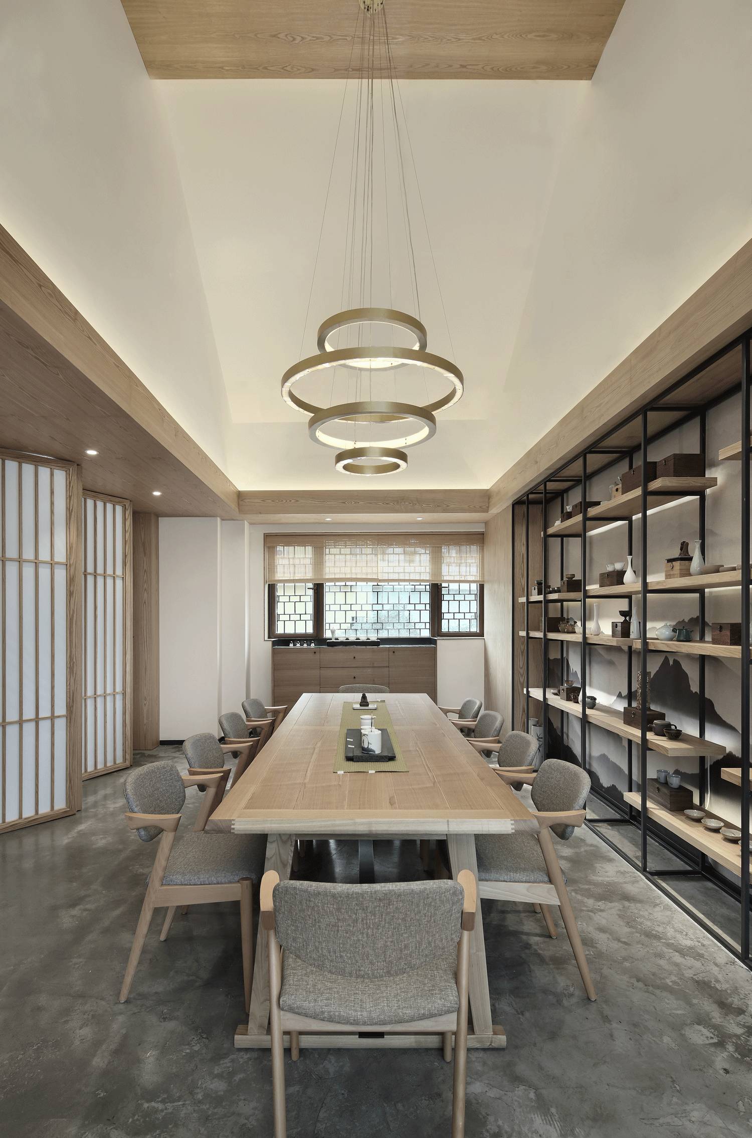 樸素安靜的禪意原木空間，中式裝修造景藝術(shù)