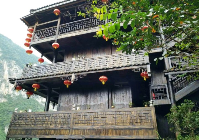  重慶龔灘古鎮(zhèn)觀景樓