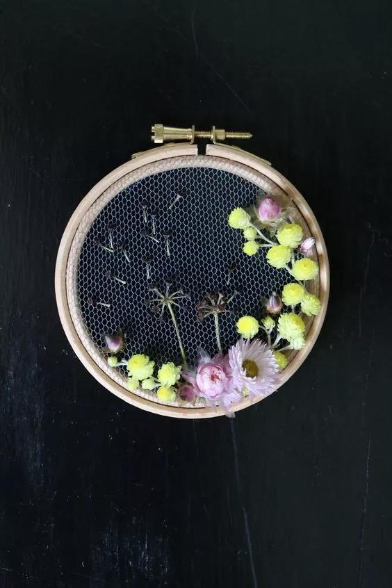 手工刺繡藝術(shù)：Olga Prinku 鮮花刺繡