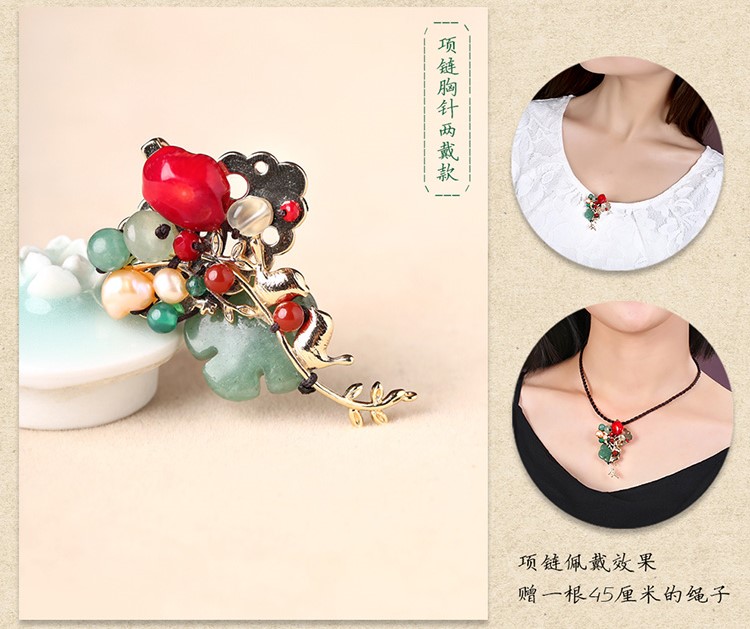 簡約時尚民族風(fēng)胸花配飾胸針飾品