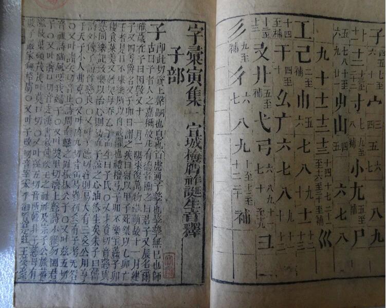 清代增補字匯線裝書籍14冊全套古書籍