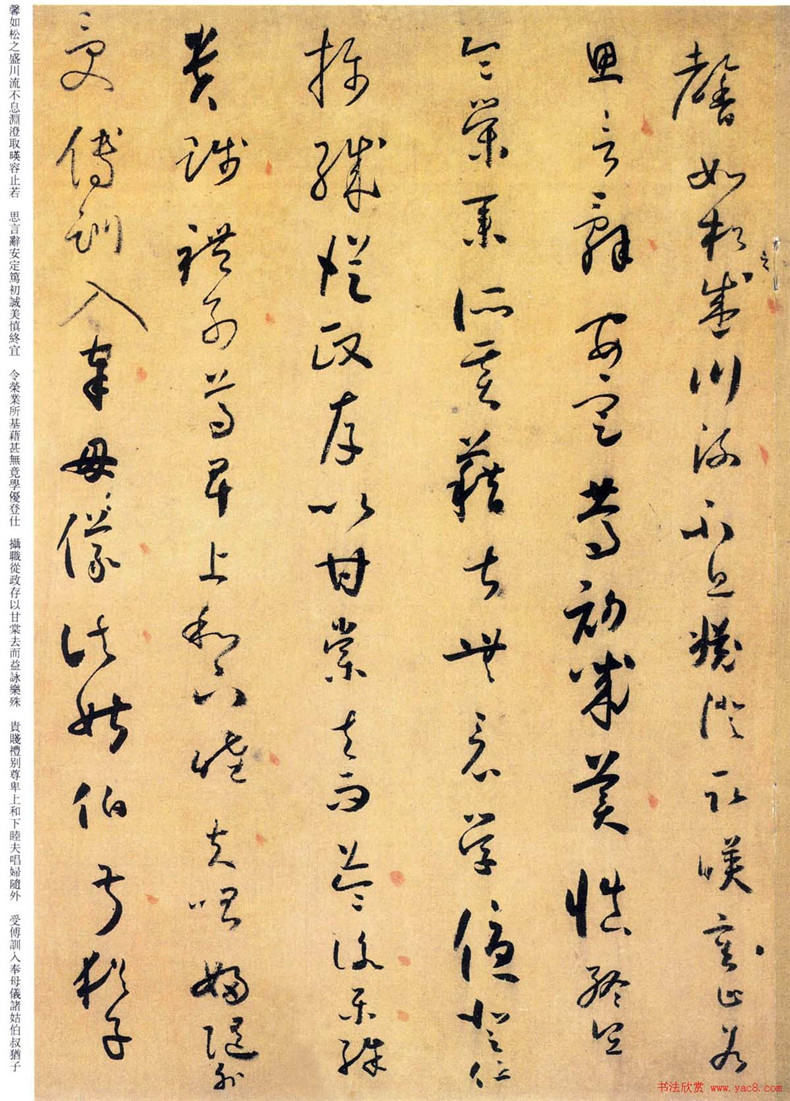 “草圣”懷素書法欣賞《小草千字文》