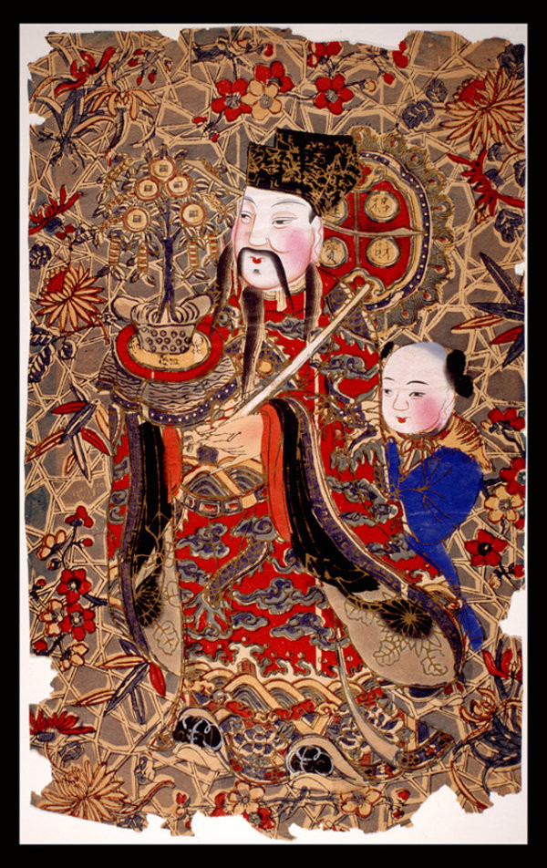 中國風(fēng)傳統(tǒng)精美色彩艷麗的年畫（二）