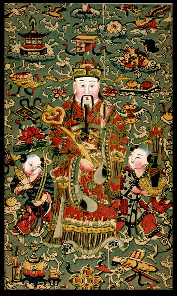 中國風(fēng)傳統(tǒng)精美色彩艷麗的年畫（二）