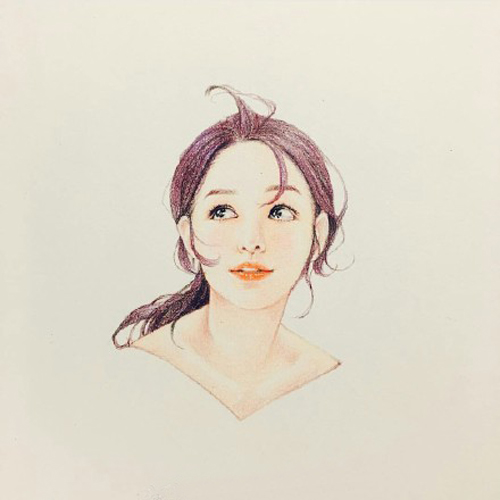 韓國女星手繪插畫圖片欣賞