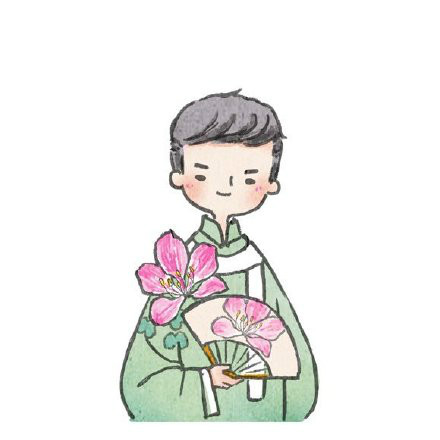 古風(fēng)花卉擬人情人頭像，一組好看的手繪古風(fēng)頭像