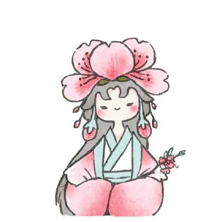 古風(fēng)花卉擬人情人頭像，一組好看的手繪古風(fēng)頭像